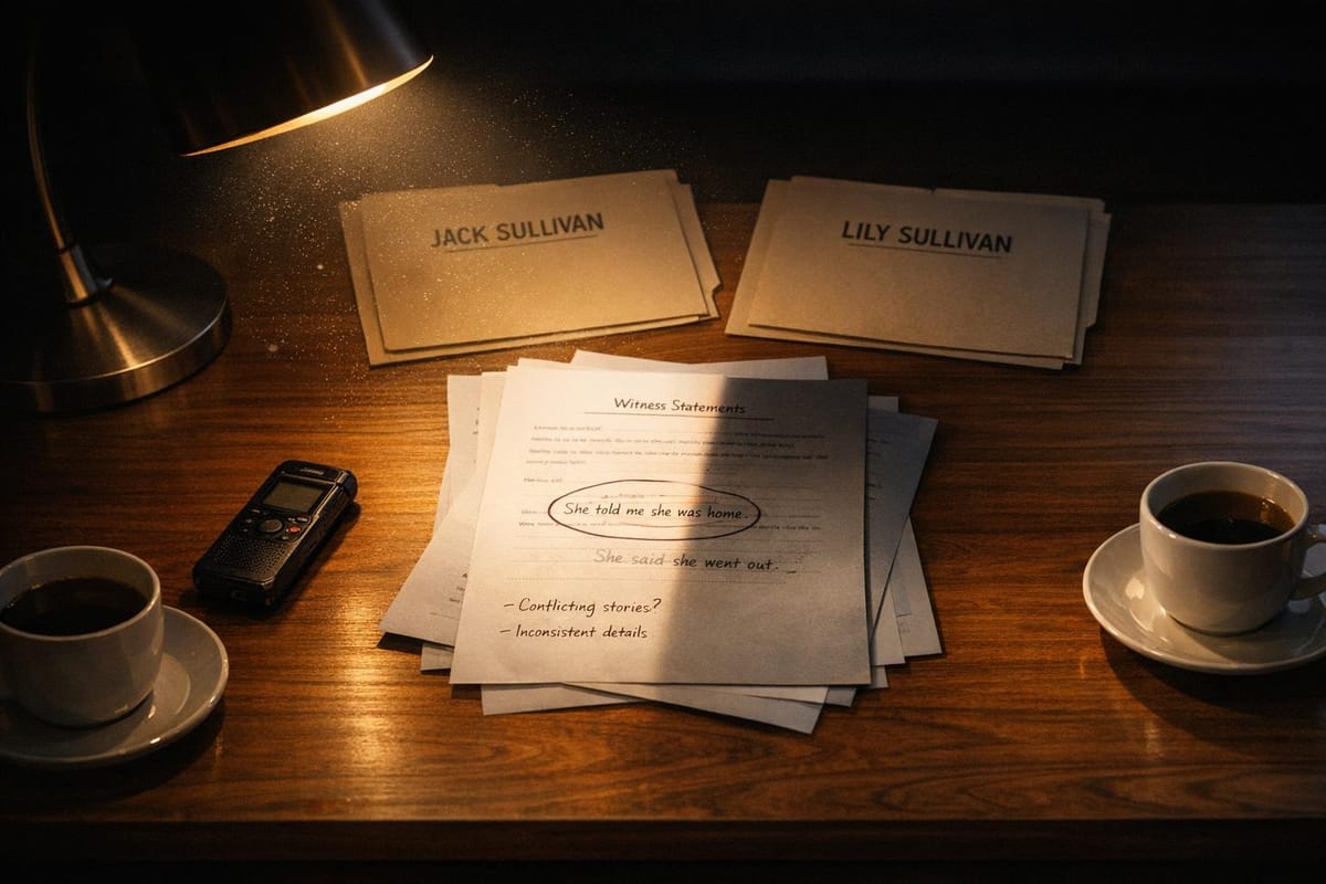 Missing Kids Case: Hidden Clues in Friends' Statements